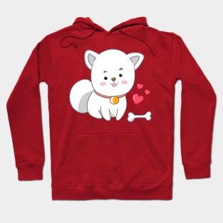 Funny cute lovely dog cartoon Hoodie